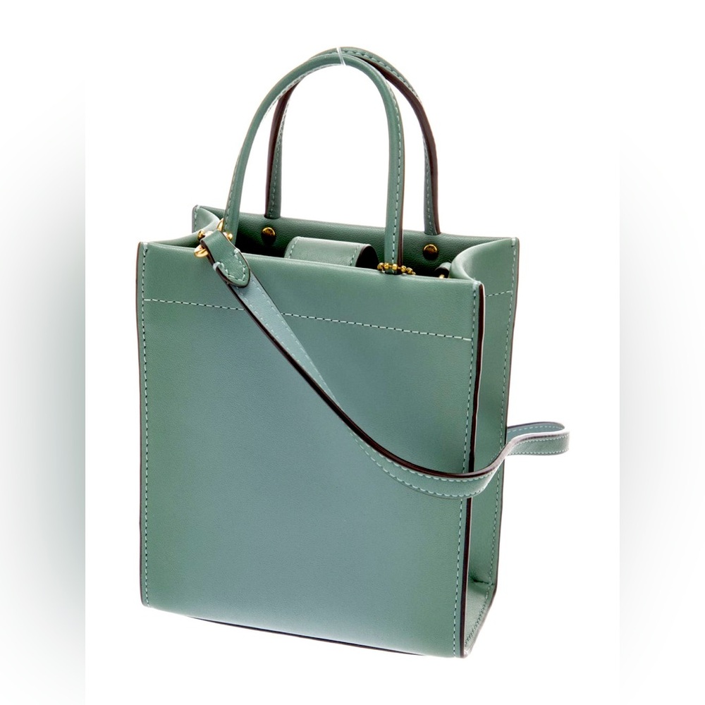 COACH Mini Cashin Tote in Sage NWT